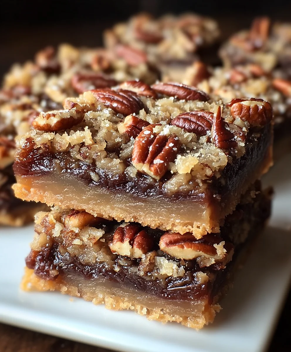 German Chocolate Pecan Pie Bars - Decadent Treat