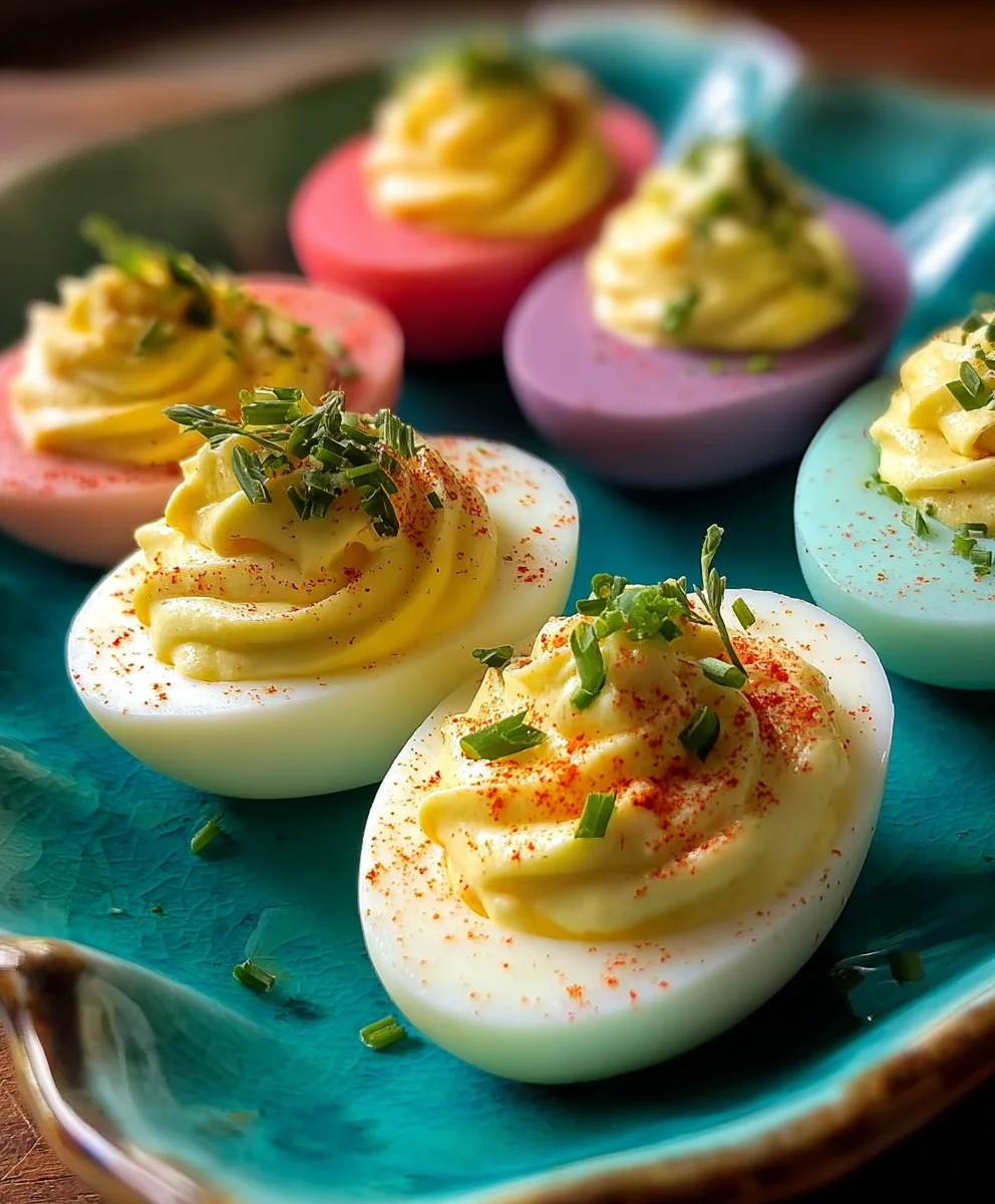 Colorful Deviled Eggs - Festive & Fun Recipe