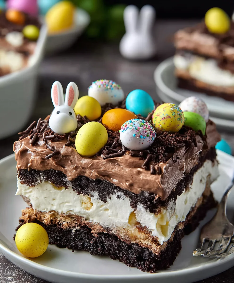 Easter Chocolate Lasagna Recipe - Easy Dessert Delight