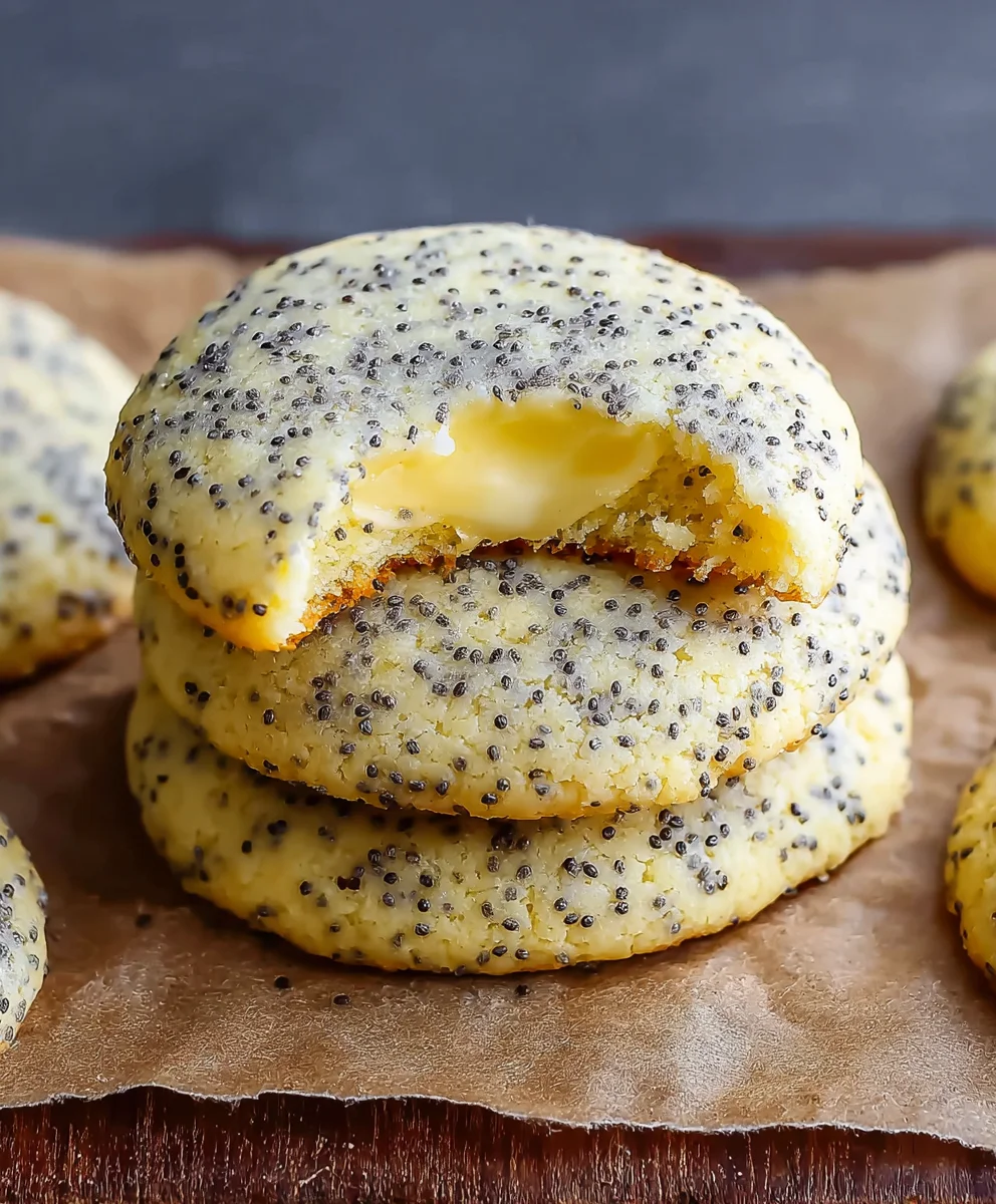 Lemon Poppy Seed Cookies - Easy Crum extractble Recipe