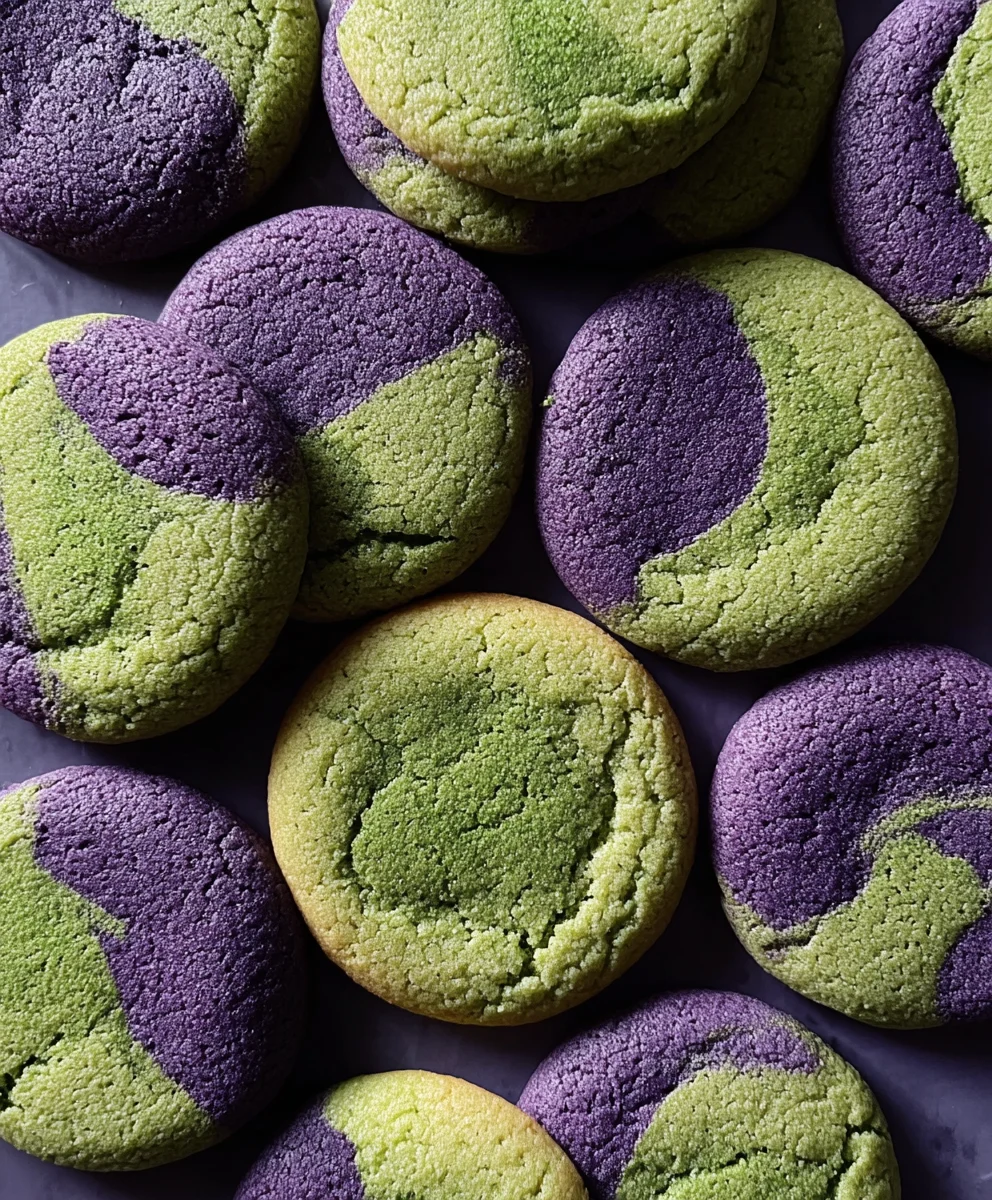Matcha Ube Cookies - Deliciously Sweet & Vibrant Bites