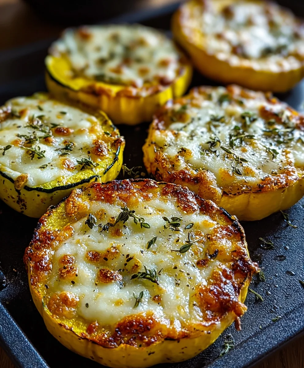 Cheesy Baked Squash- Easy Delicious Side Dish