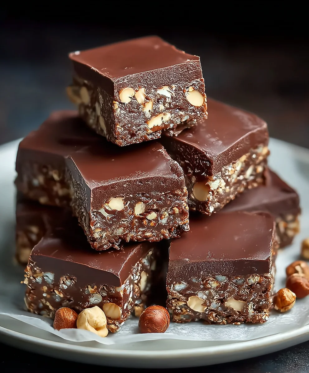 Easy No-Bake Chocolate Biscuit Bars - Delicious Treat