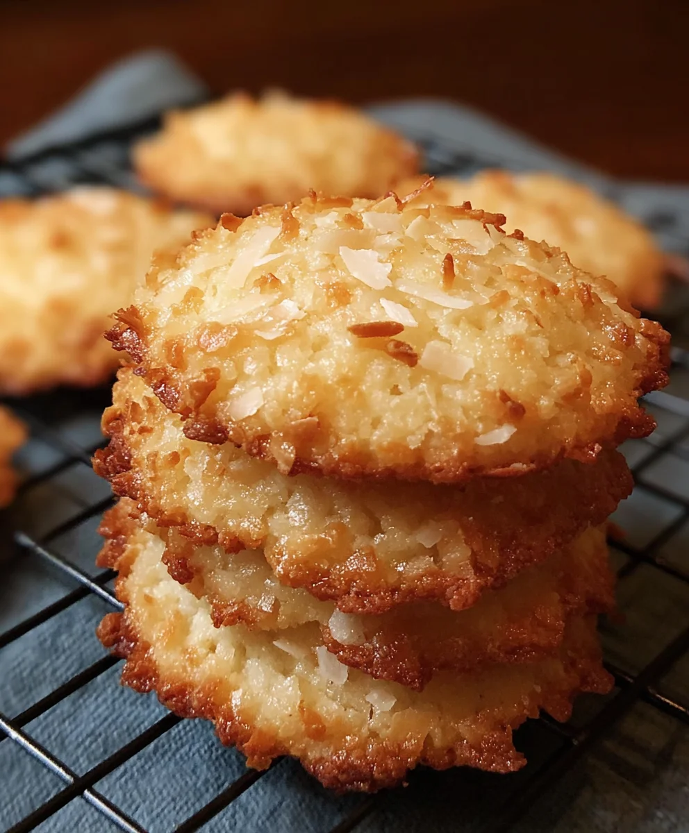Chewy Coconut Cookies - Deliciously Easy Treat