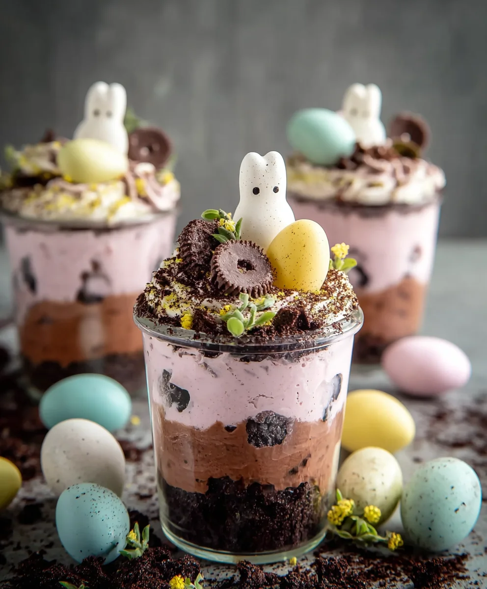 Easter Dirt Cups - Fun & Easy Treat