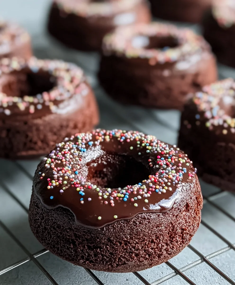 Decadent Chocolate Baked Donuts - Easy Recipe