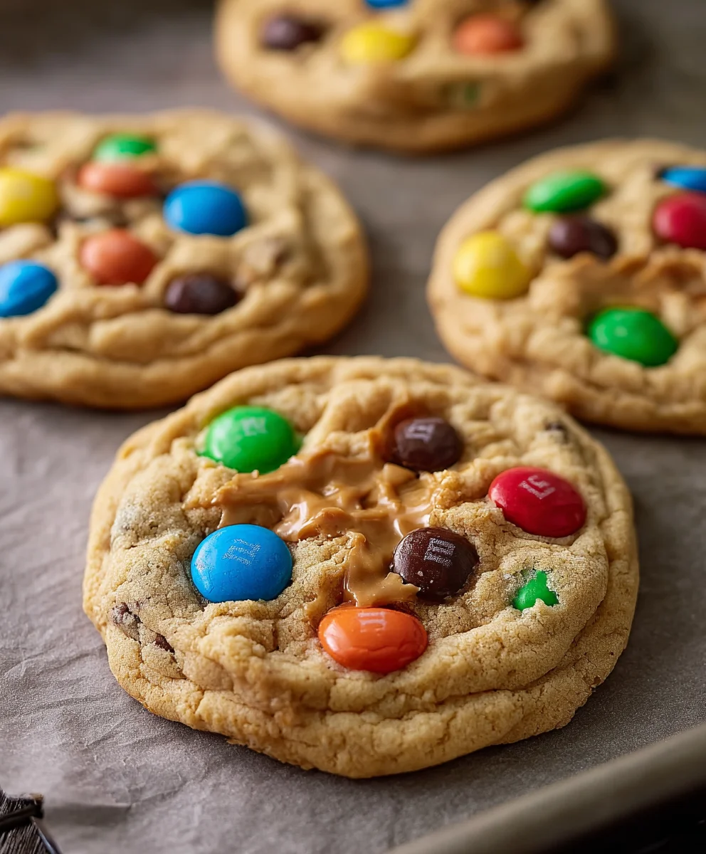 Peanut Butter M&M Cookie Recipe-Chewy Chocolate Chip Delight