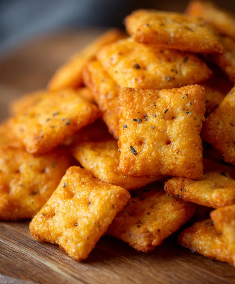 Homemade Cheddar Cheese Crackers- Cheez Its Recipe