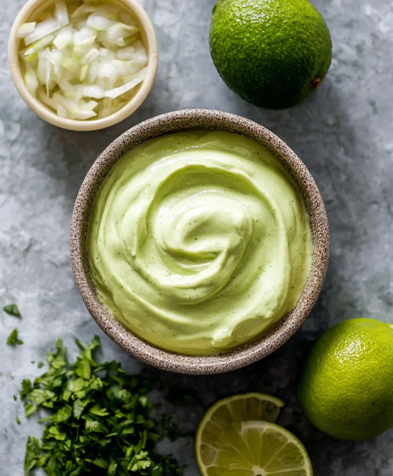 Creamiest Avocado Crema – Tacos Salads & More
