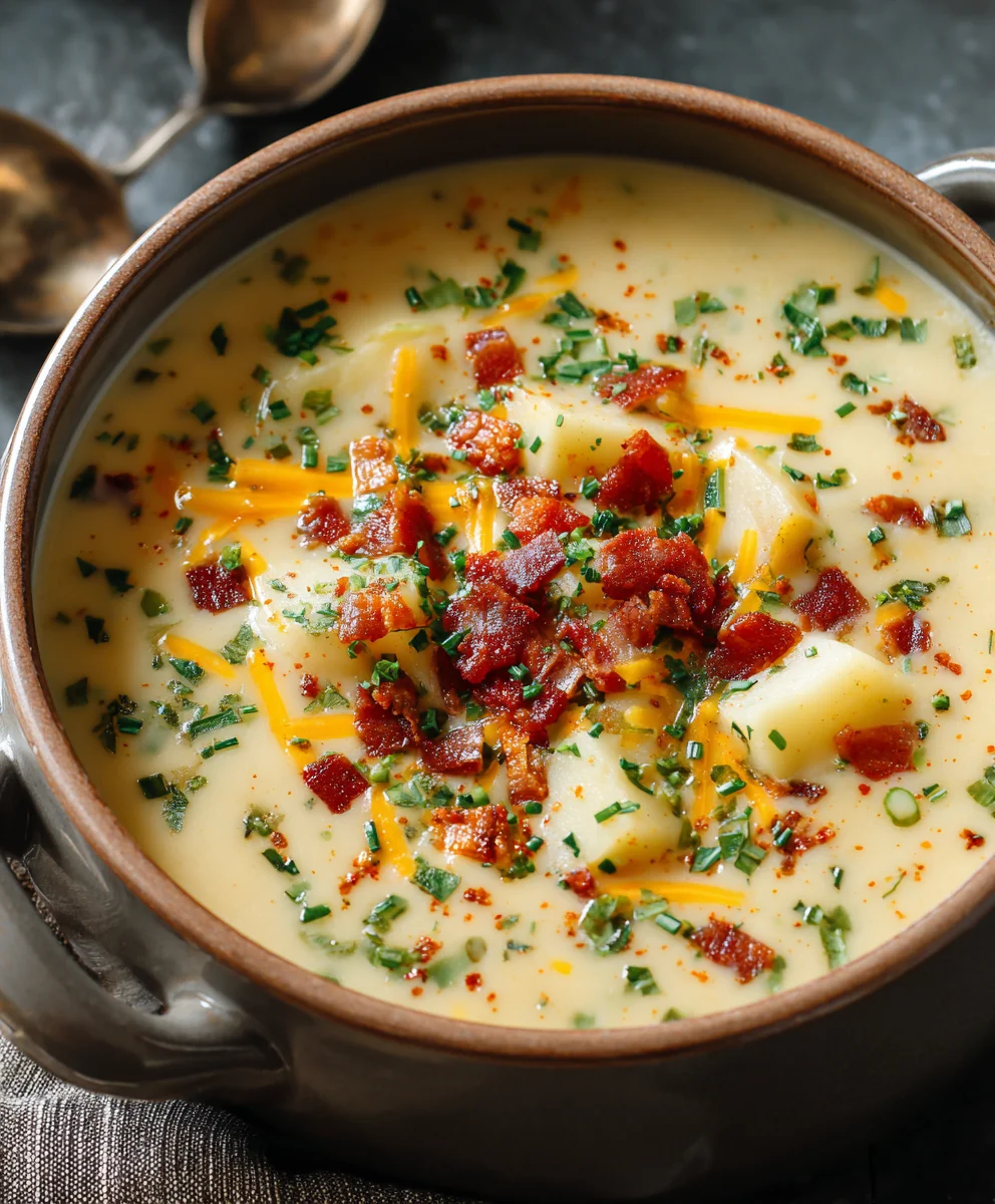 Outback Steakhouse Copycat Potato Soup - Easy Recipe