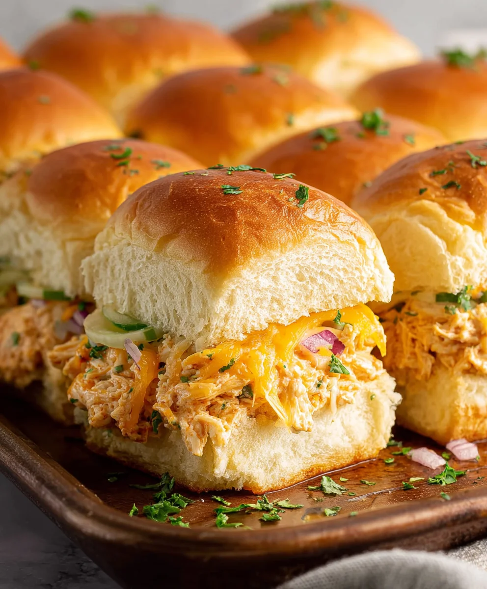 Crack Chicken Sliders - Easy & Delicious Hawaiian Rolls Recipe