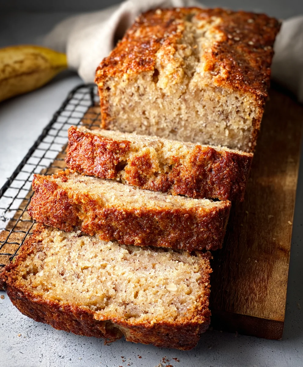 Healthy Cottage Cheese Banana Bread - Delicious Moist Loaf