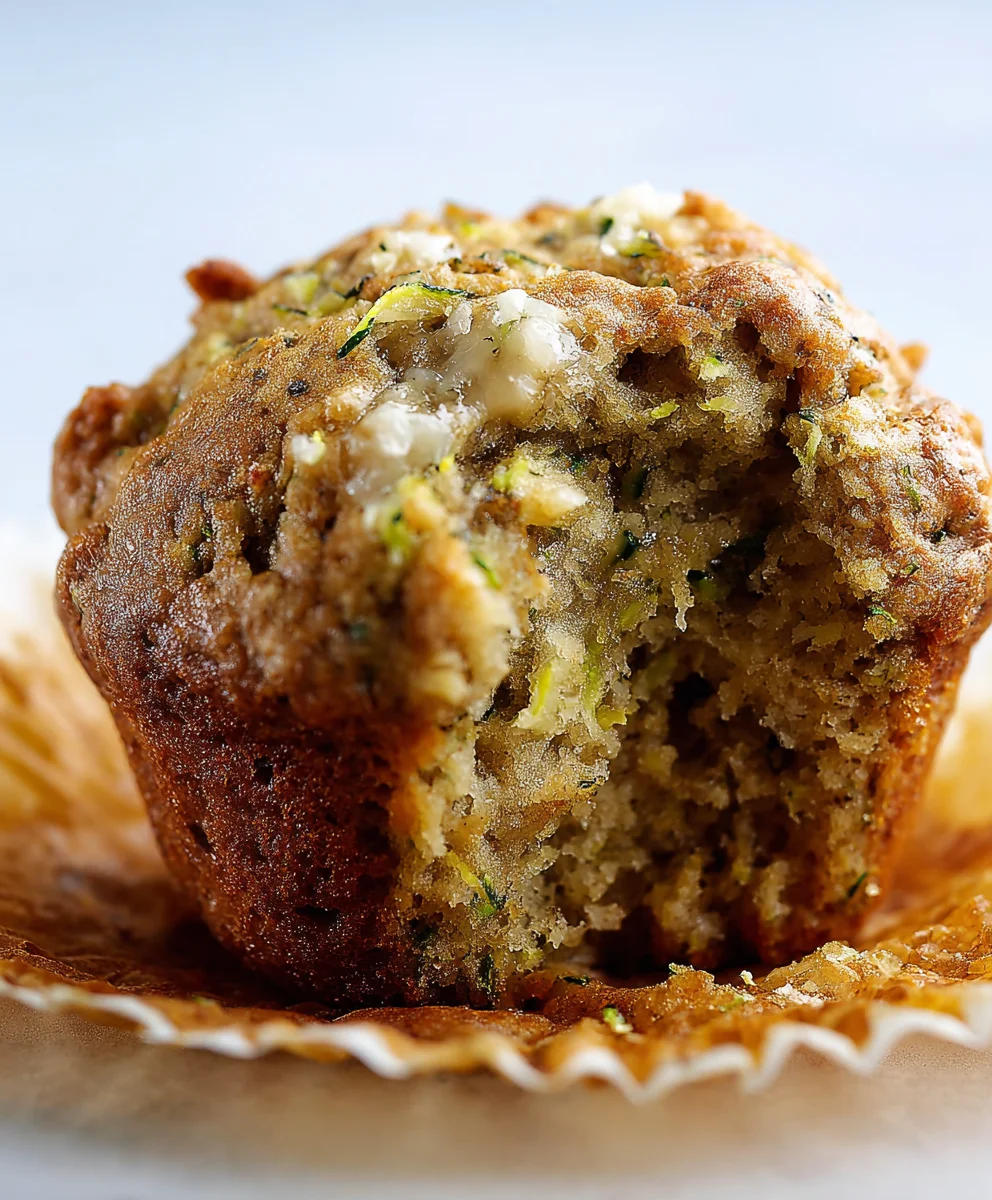 Moist Banana Zucchini Muffins - Easy & Delicious