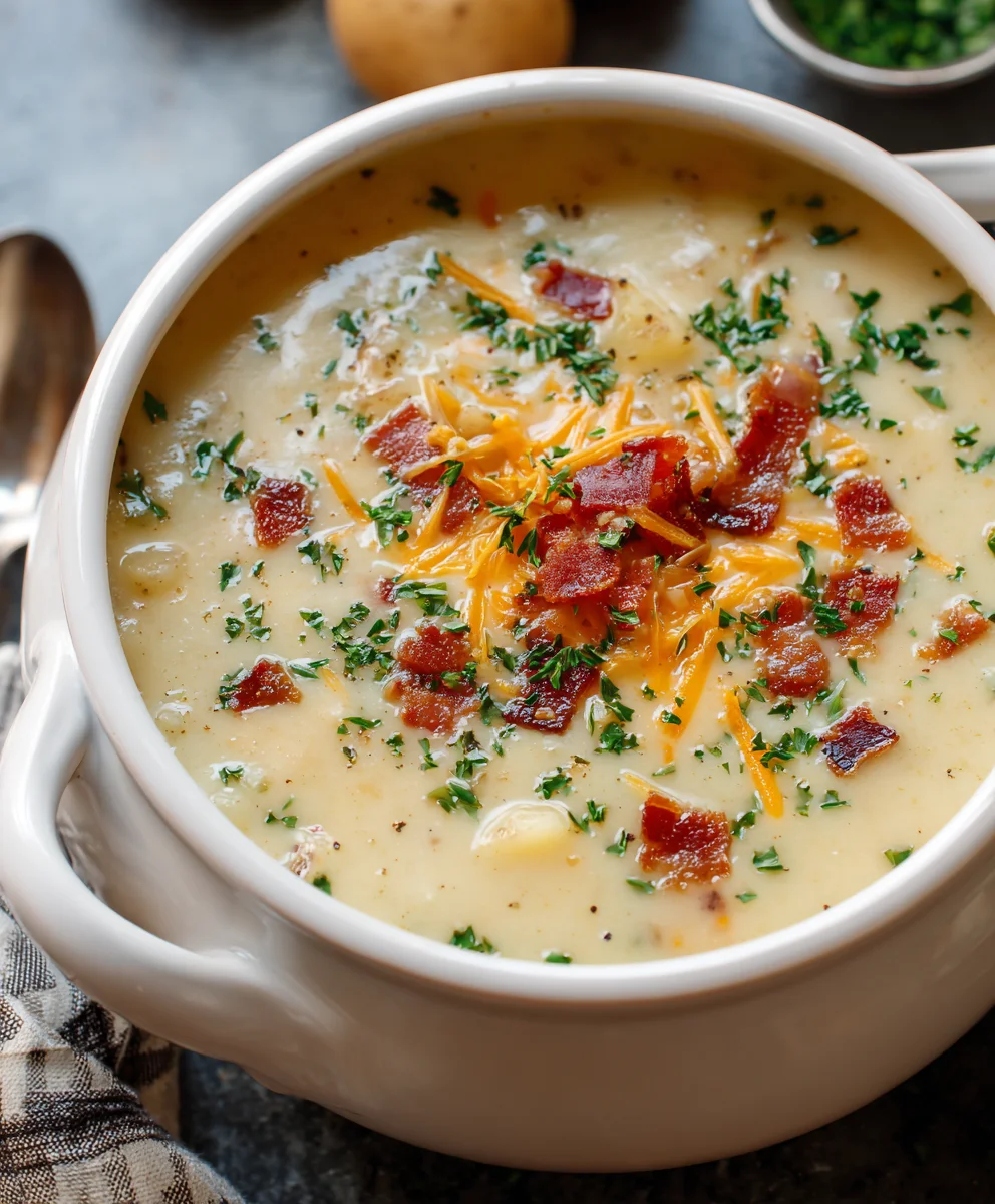Outback Steakhouse Copycat Potato Soup - Easy Recipe