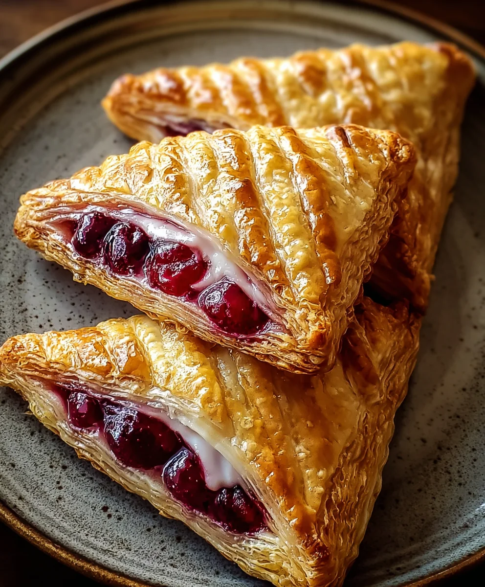Easy Cherry Turnovers - Simple & Delicious Pastry