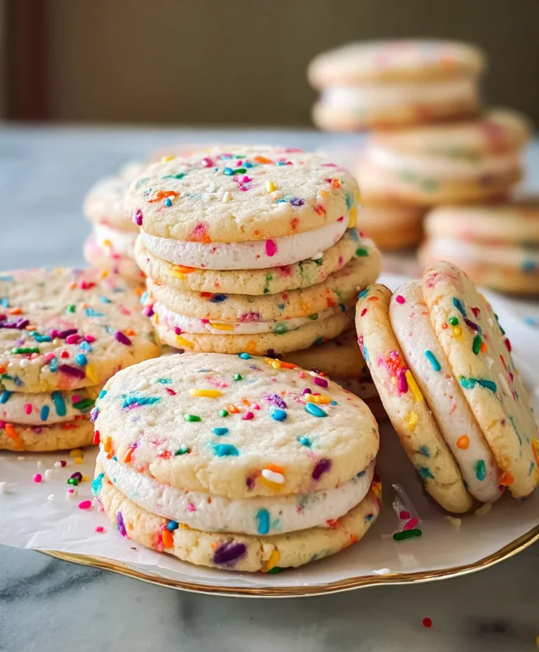 Funfetti Sandwich Cookies – Easy & Delicious Party Treat