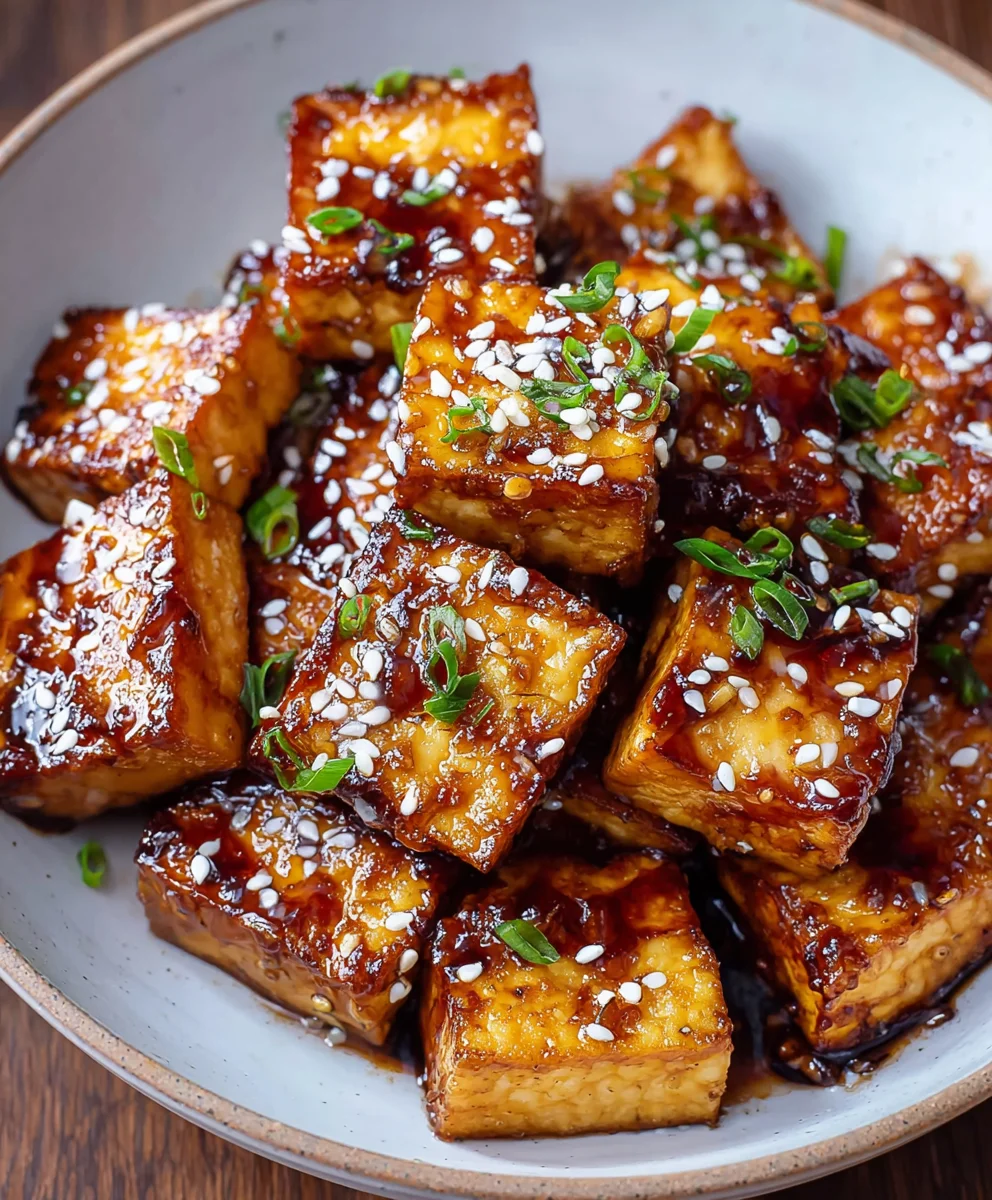 Crispy Sticky Tofu Recipe - Easy & Delicious