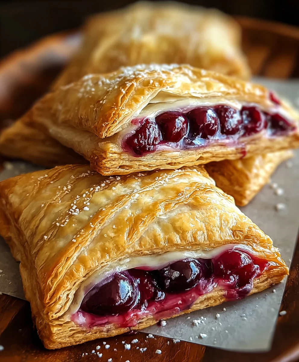Easy Cherry Turnovers - Simple & Delicious Pastry