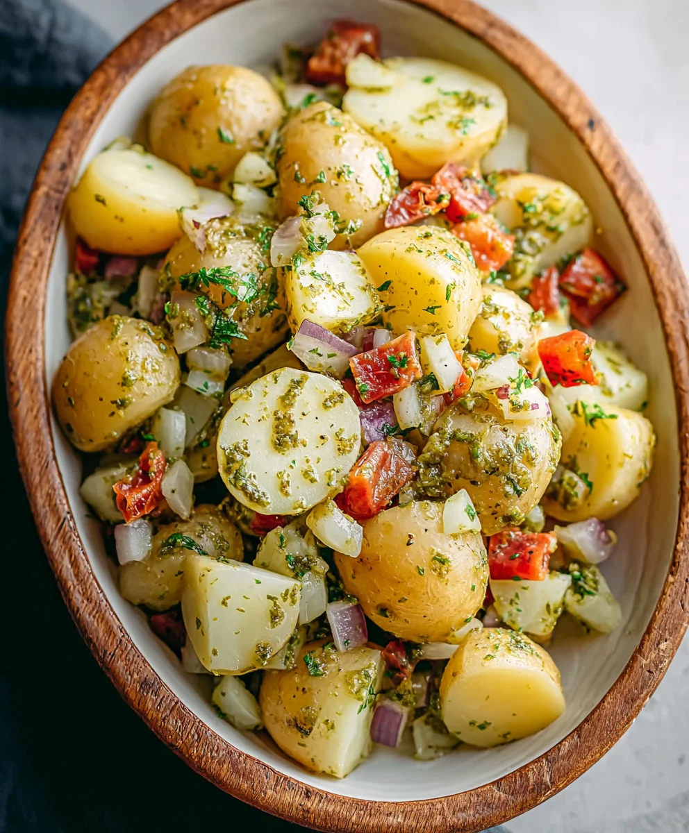 Classic Italian Potato Salad - Easy & Delicious