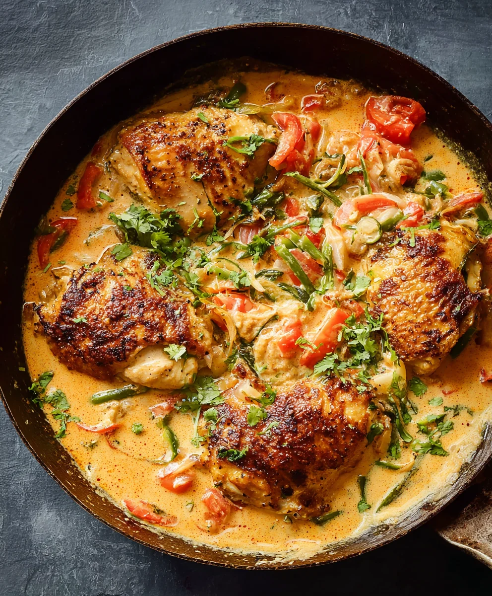 Easy Creamy Coconut Milk Chicken Dinner