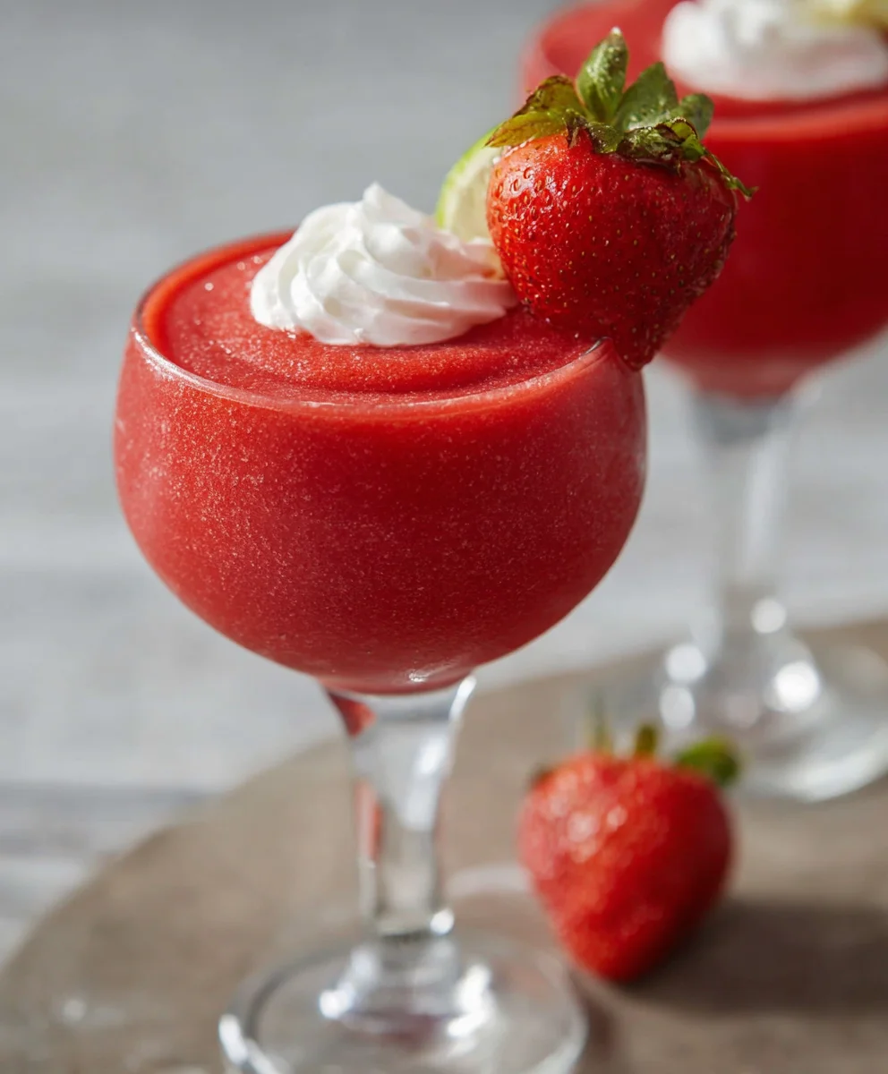 Refreshing Strawberry Daiquiri Non-Non-Non-Alcoholic Alternativeic Twist