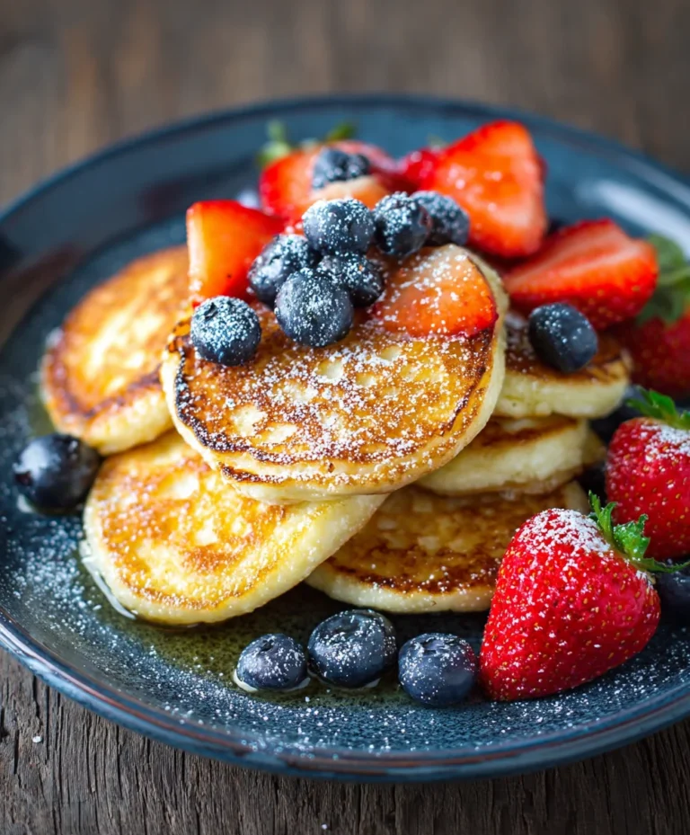 Fluffy Cottage Cheese Pancakes – Easy & Delicious Recipe