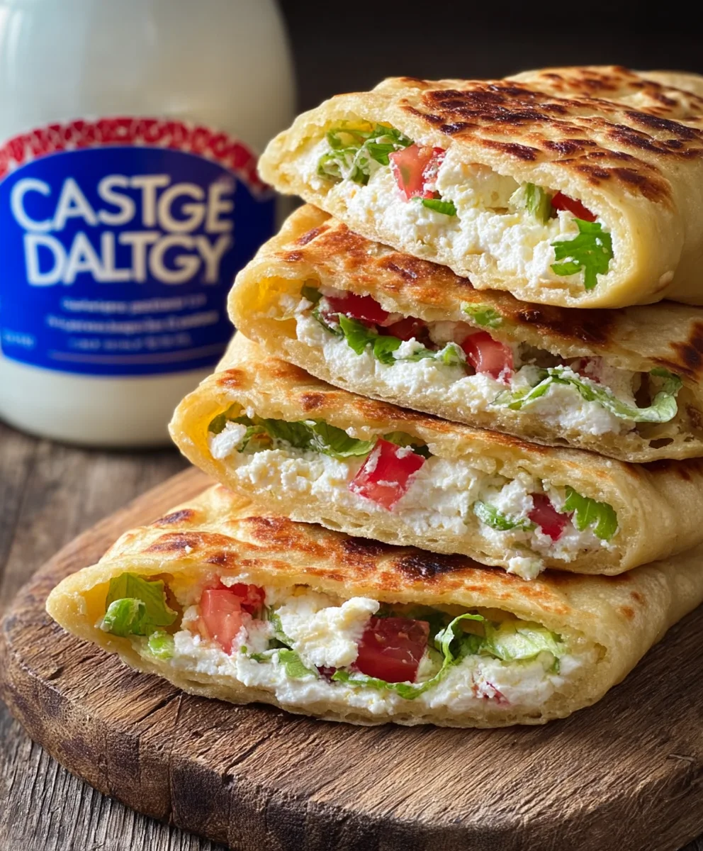 Easy Ingredient Cottage Cheese Flatbread