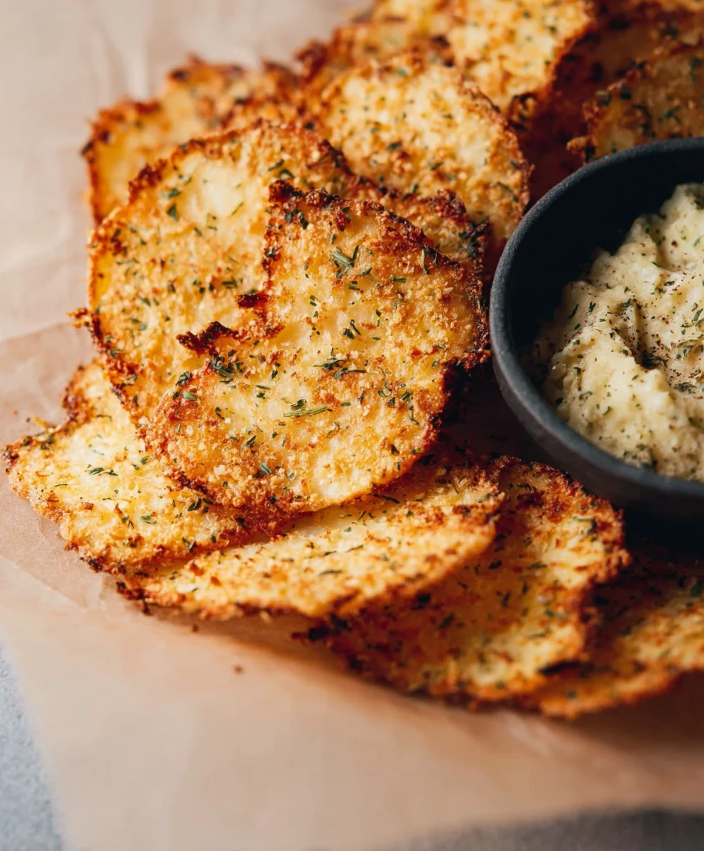 Crispy Cottage Cheese Chips - Easy & Healthy Snack