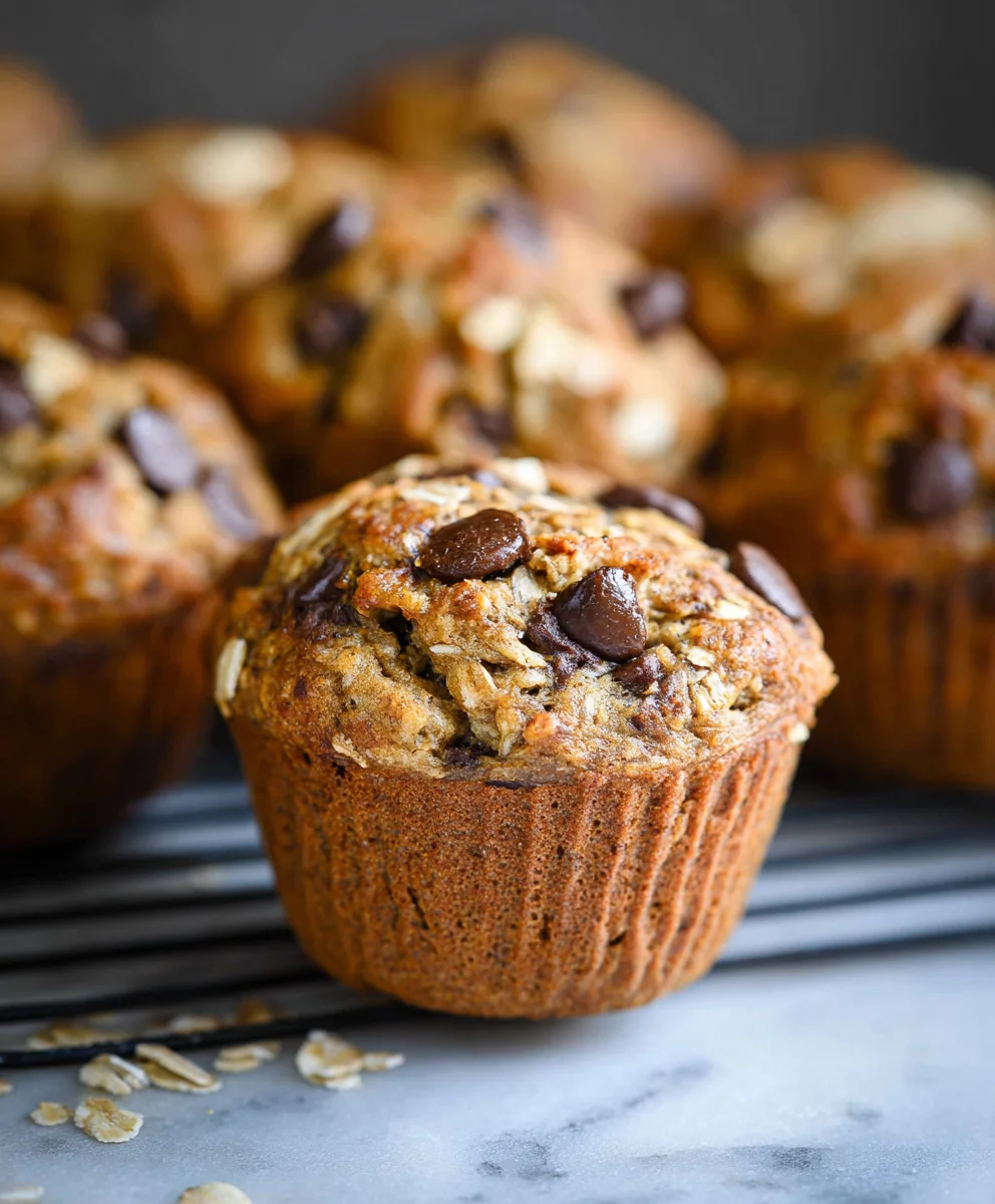 Healthy Banana Oatmeal Muffins-Easy Wholesome Treat