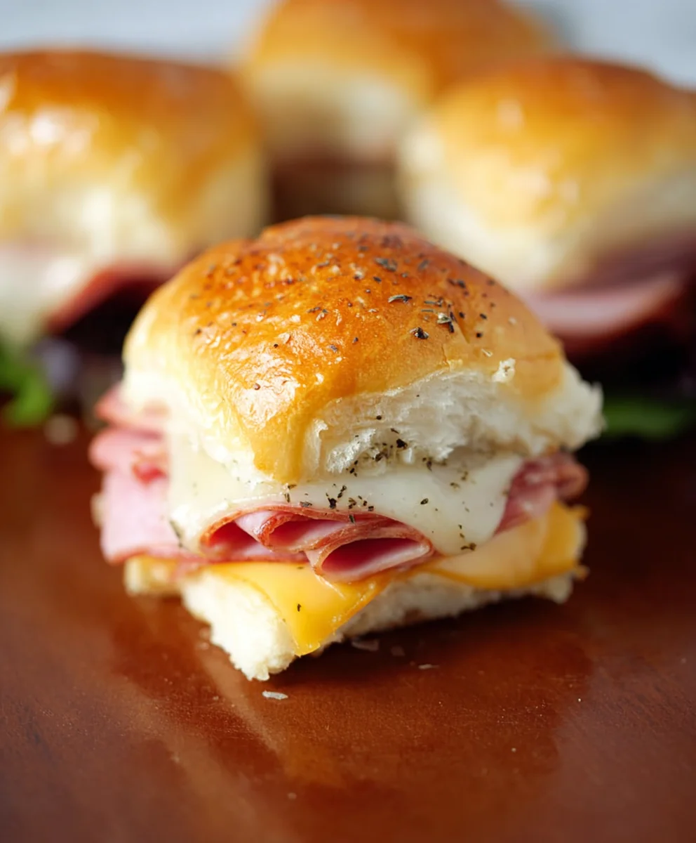 Beef Beef Ham Cheese Sliders - Easy Flavor Bomb