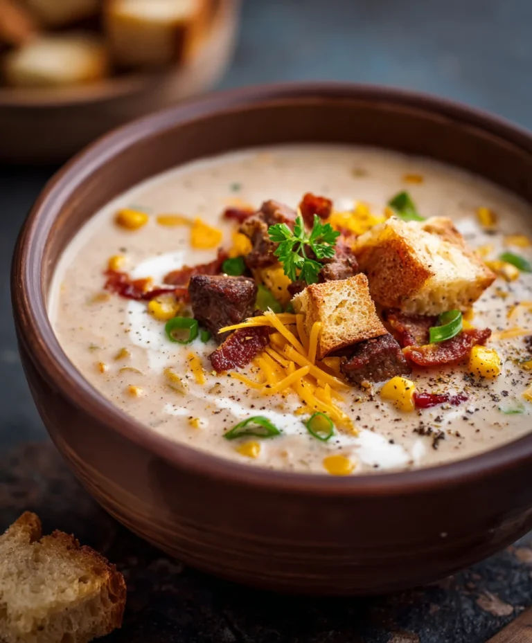 Creamy Beef Cowboy Soup – Easy Hearty Recipe