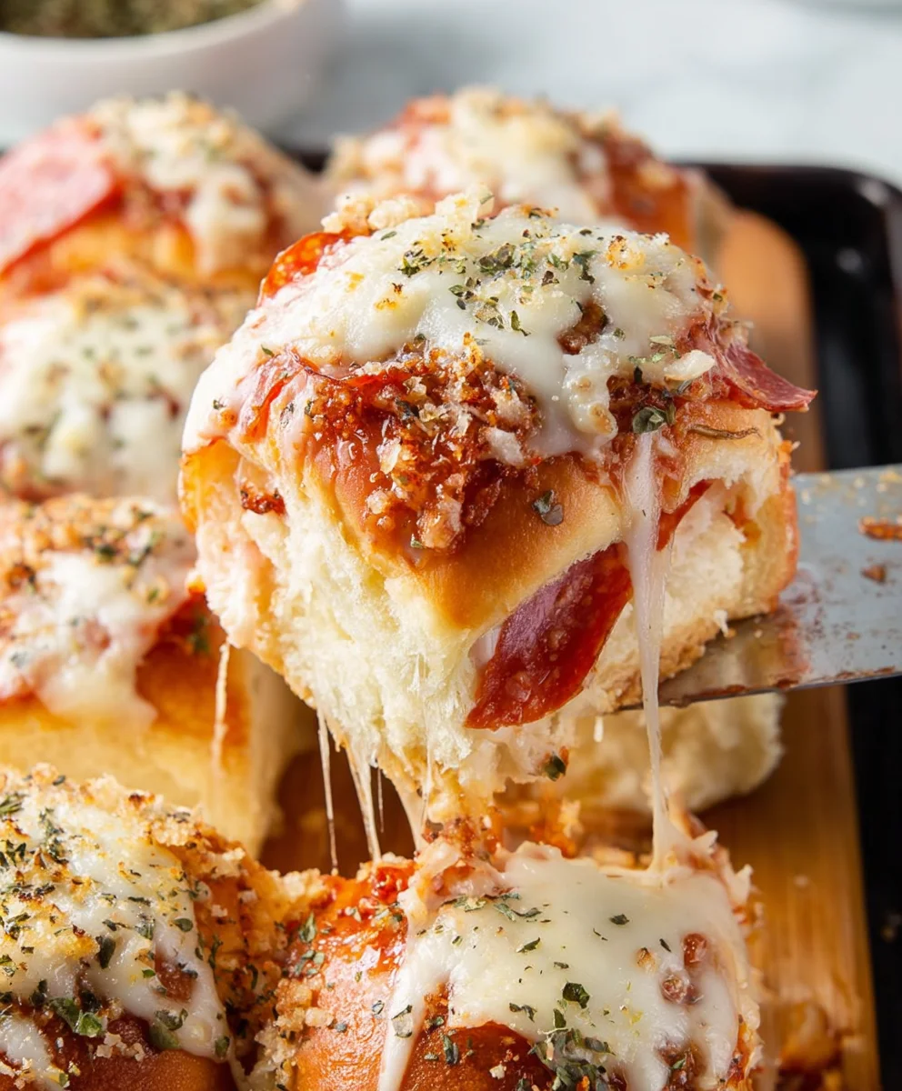 Easy Beef Pizza Sliders - Fun Party Appetizer