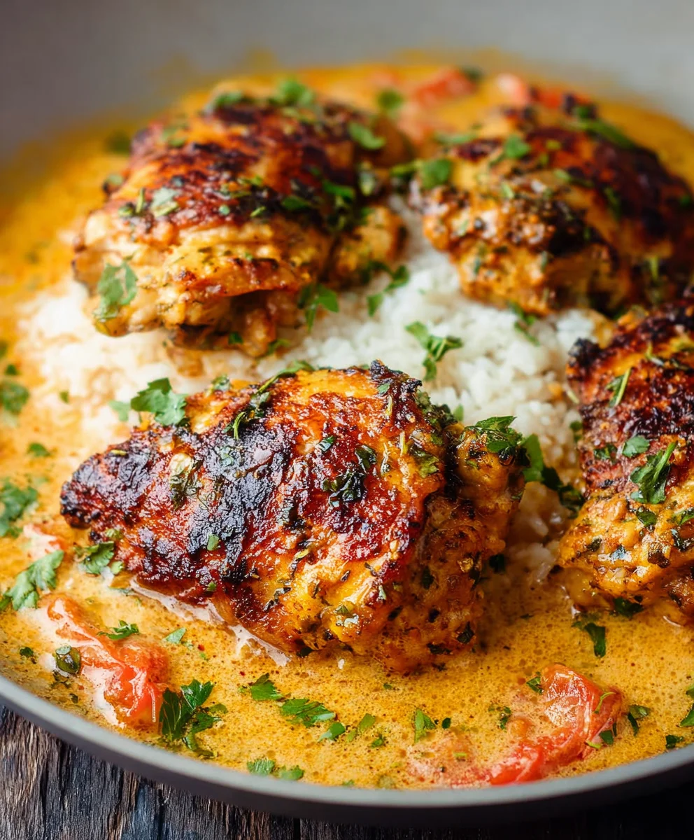 Easy Creamy Coconut Milk Chicken Dinner