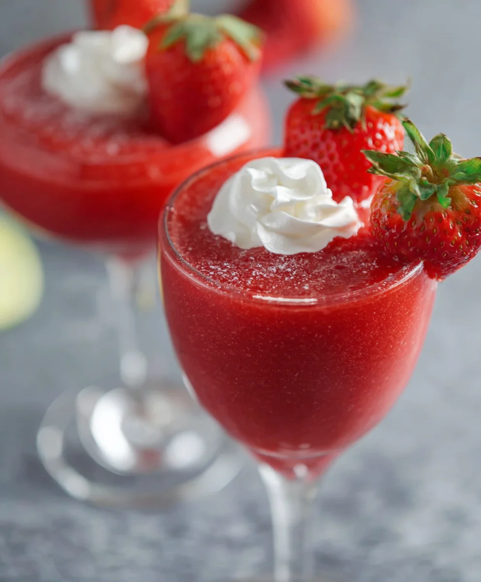 Refreshing Strawberry Daiquiri Non-Non-Non-Alcoholic Alternativeic Twist
