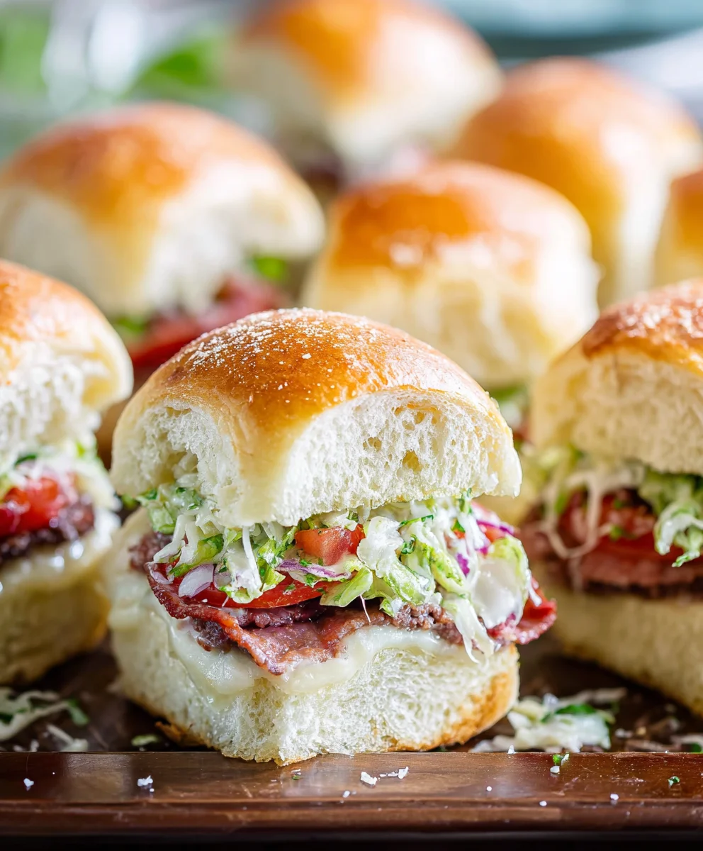 Best Beef Grinder Sliders - Easy Italian Party Bites