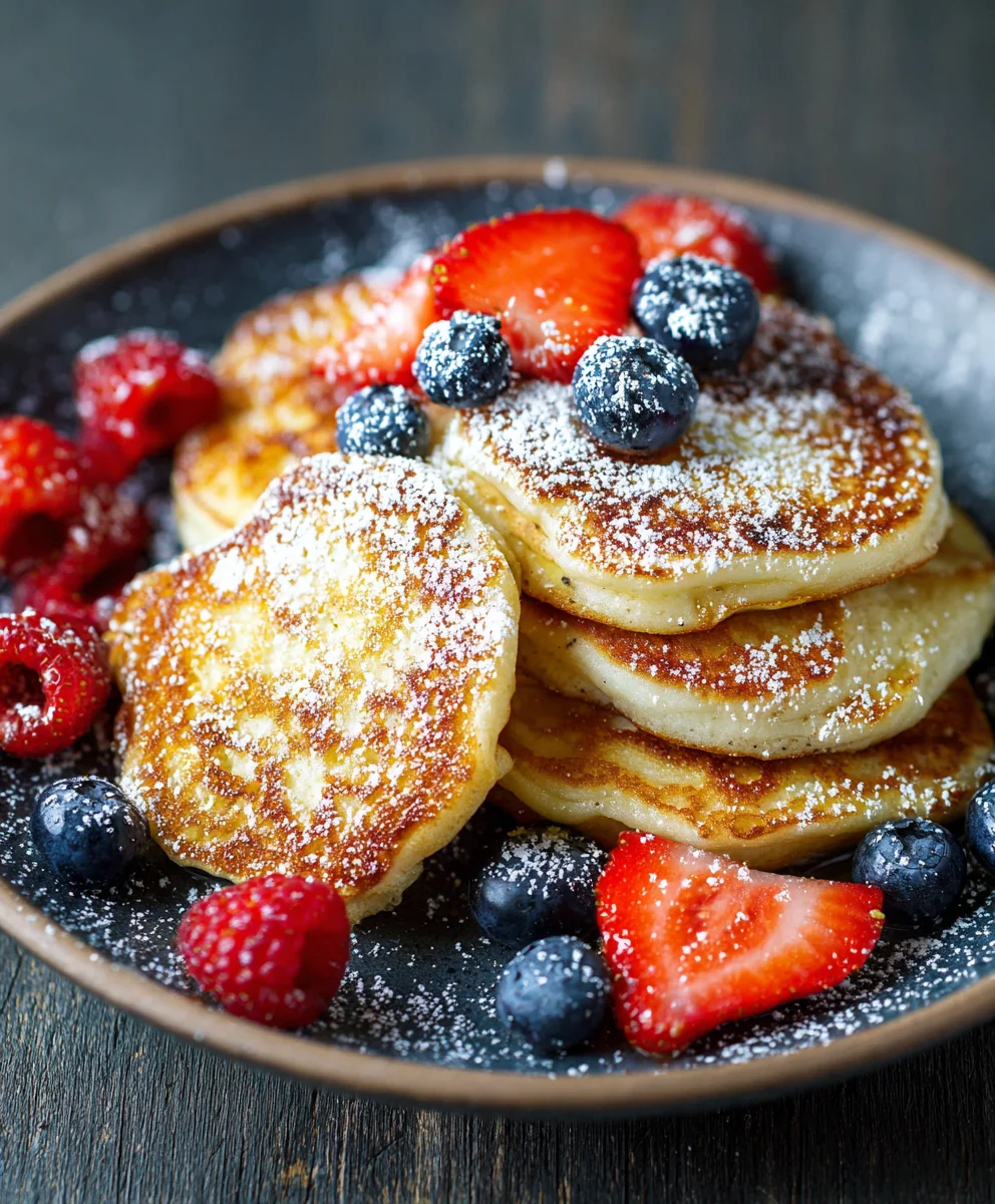 Fluffy Cottage Cheese Pancakes - Easy & Delicious Recipe