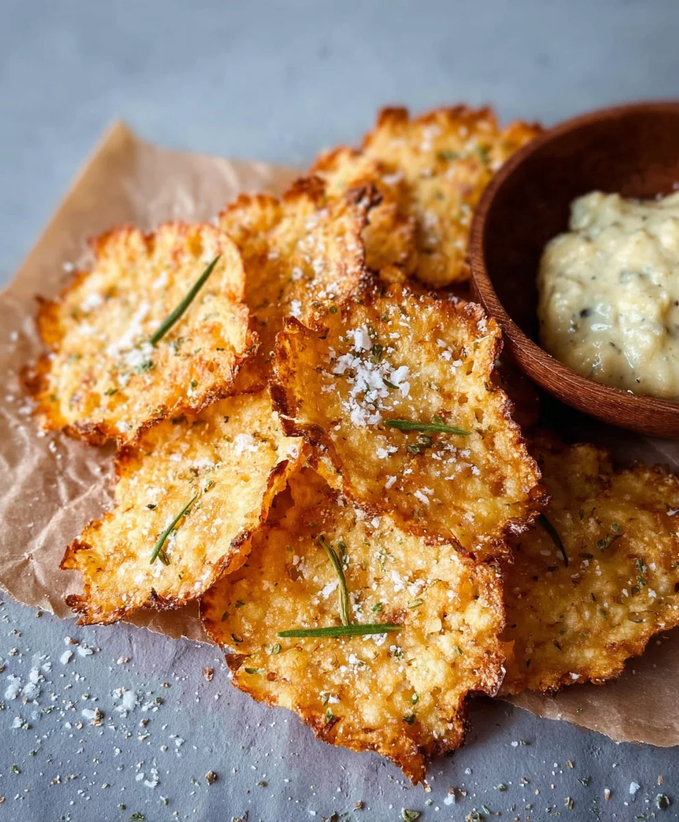Crispy Cottage Cheese Chips - Easy & Healthy Snack