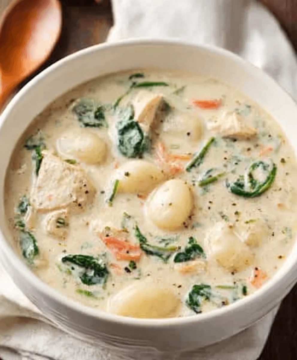 Olive Garden Chicken Gnocchi Soup - Cozy Classic Recipe