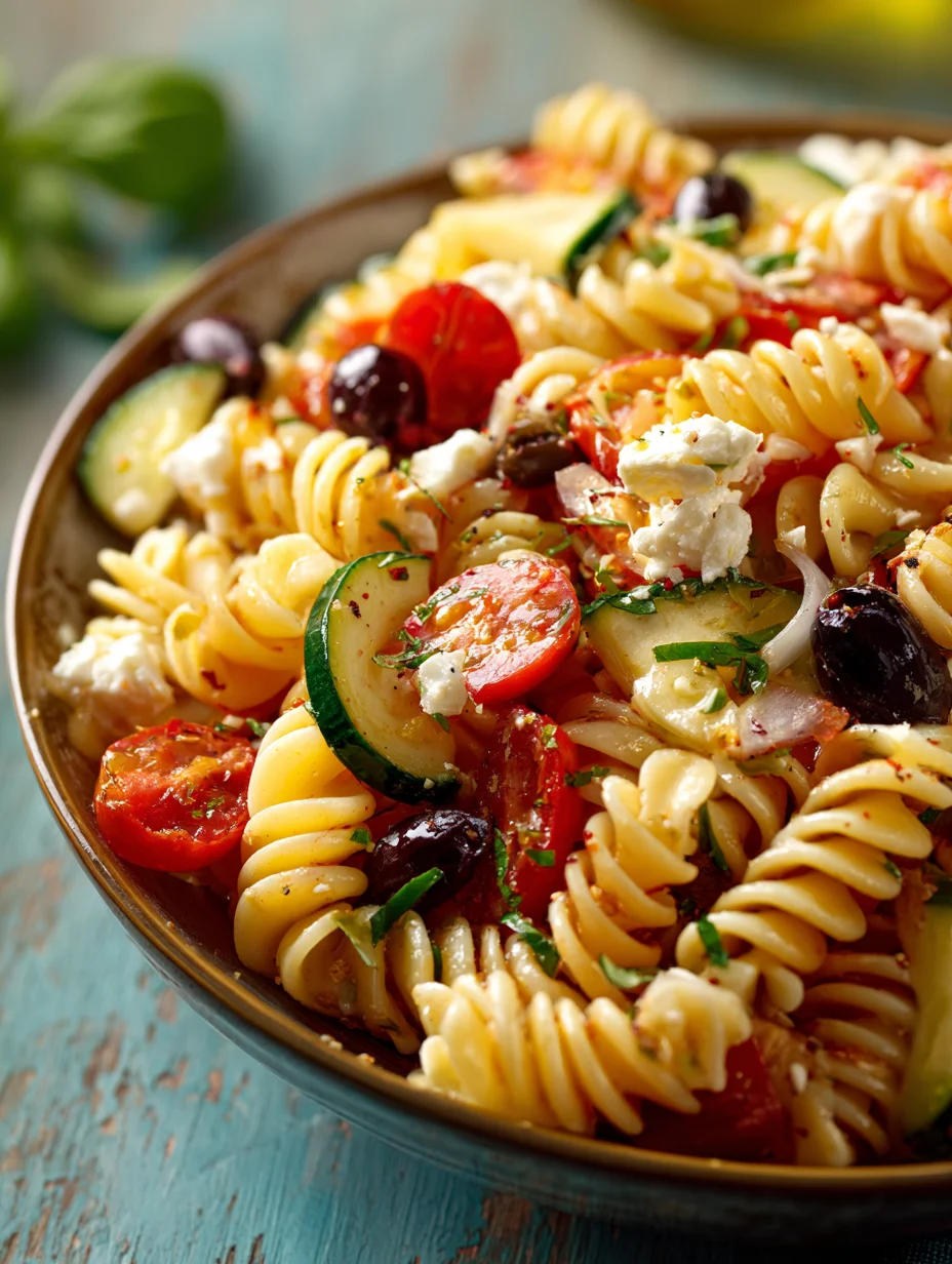 High Protein Italian Pasta Salad-Healthy & Delicious