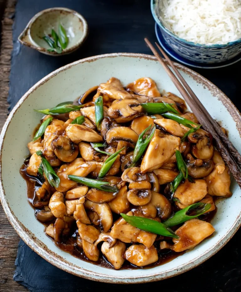 Easy Chicken Mushroom Stir Fry – Takeout Style