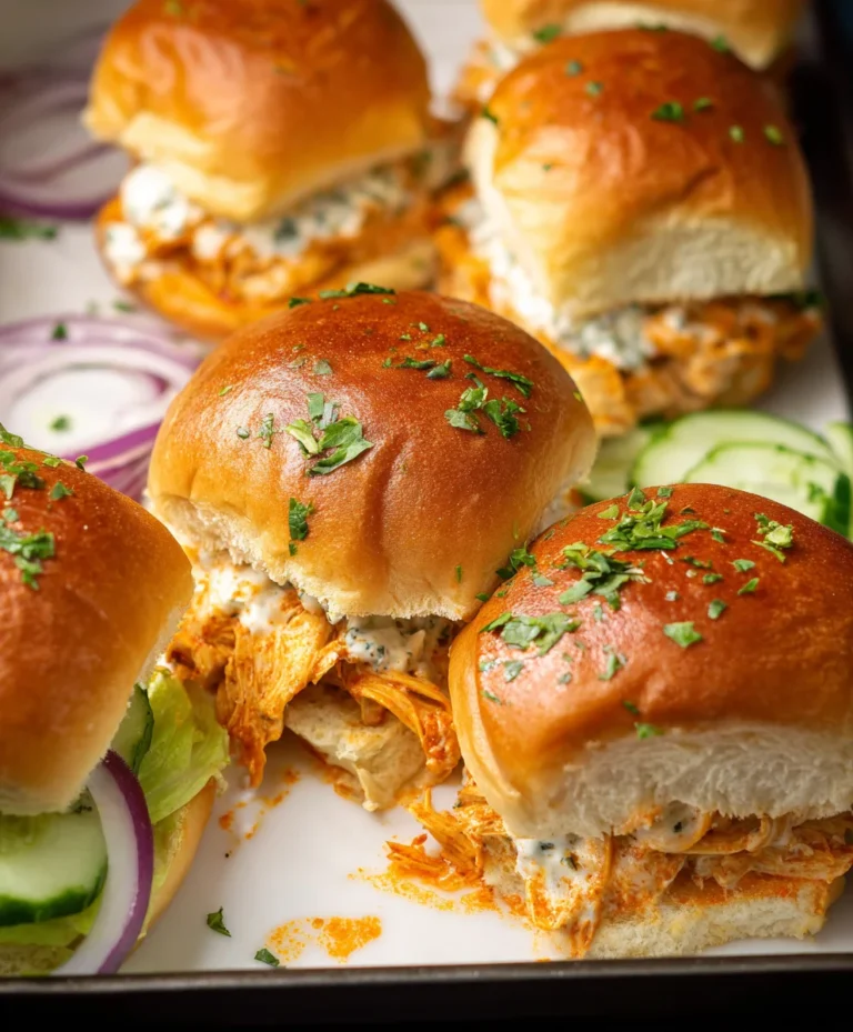 Spicy Buffalo Chicken Sliders – Easy Appetizer Recipe