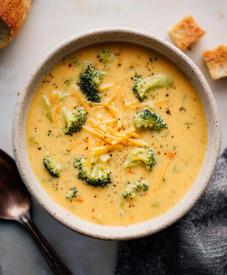Easy Cheddar Broccoli Soup – Creamy Comfort Food