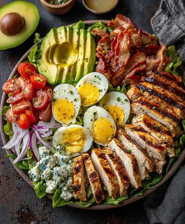 Pnon-non-non-alcoholic alternativeic non-alcoholic aleo Grilled Chicken Cobb Salad