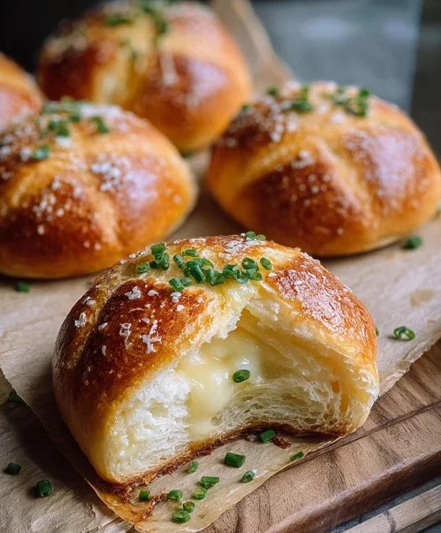 Korean Cream Cheese Garlic Buns