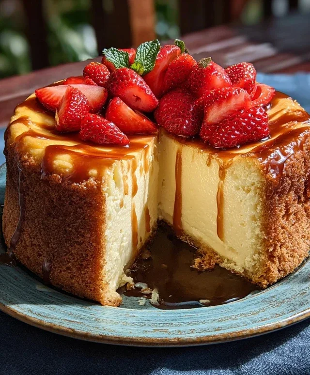 Cheesecake with Pound Cake Center