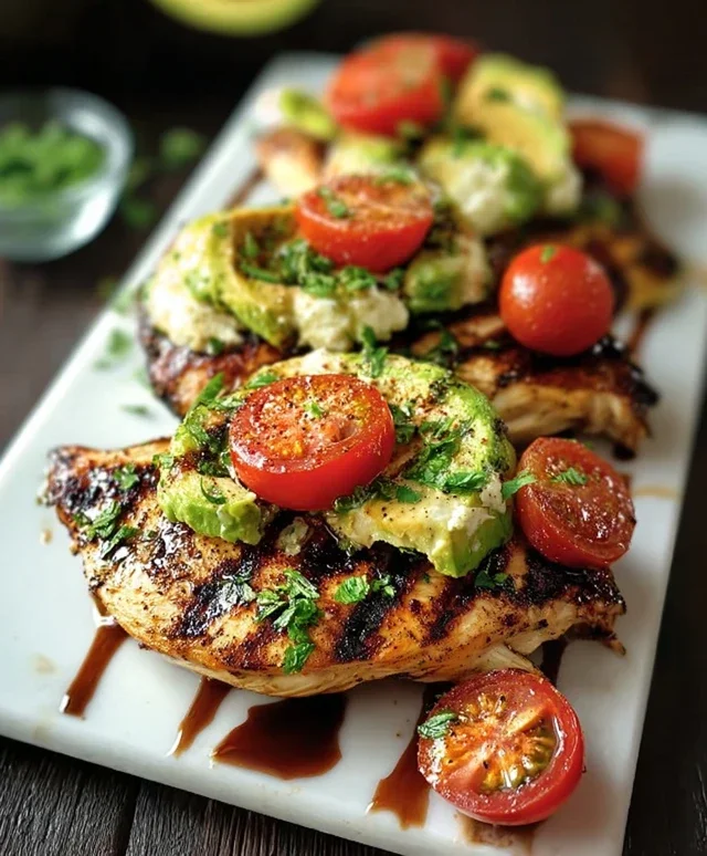 Grilled California Avocado Chicken Recipe