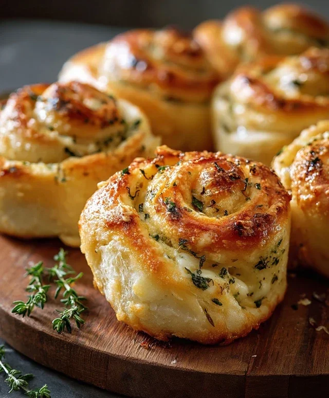 Sourdough Herb and Cheese Rolls