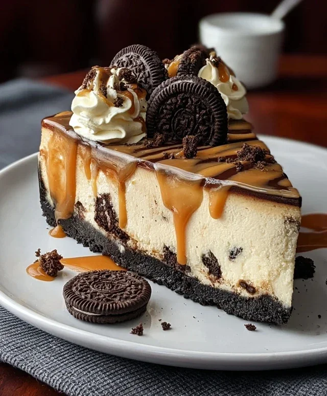 Oreo & Caramel Cheesecake