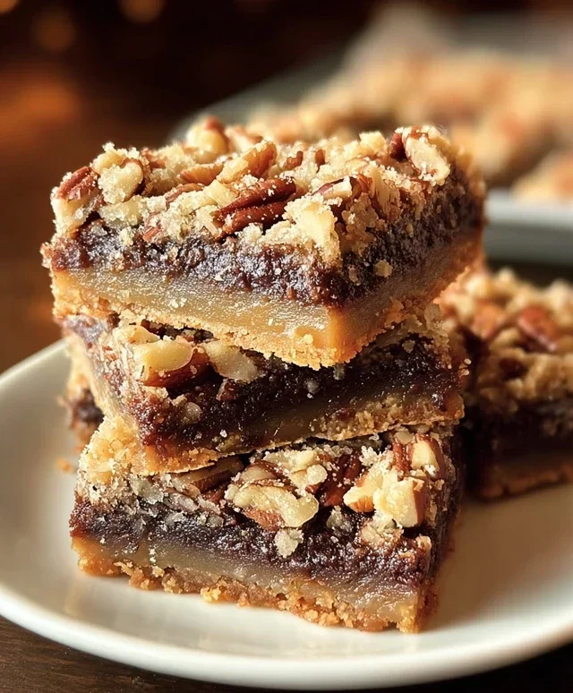 German Chocolate Pecan Pie Bars