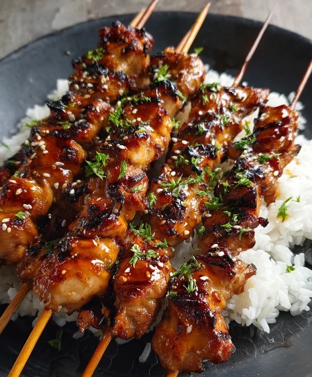 Teriyaki Chicken Skewers